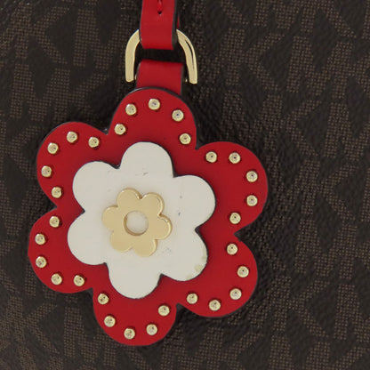 Michael Kors   Handbag MK Signature Flower Charm PVC Ladies