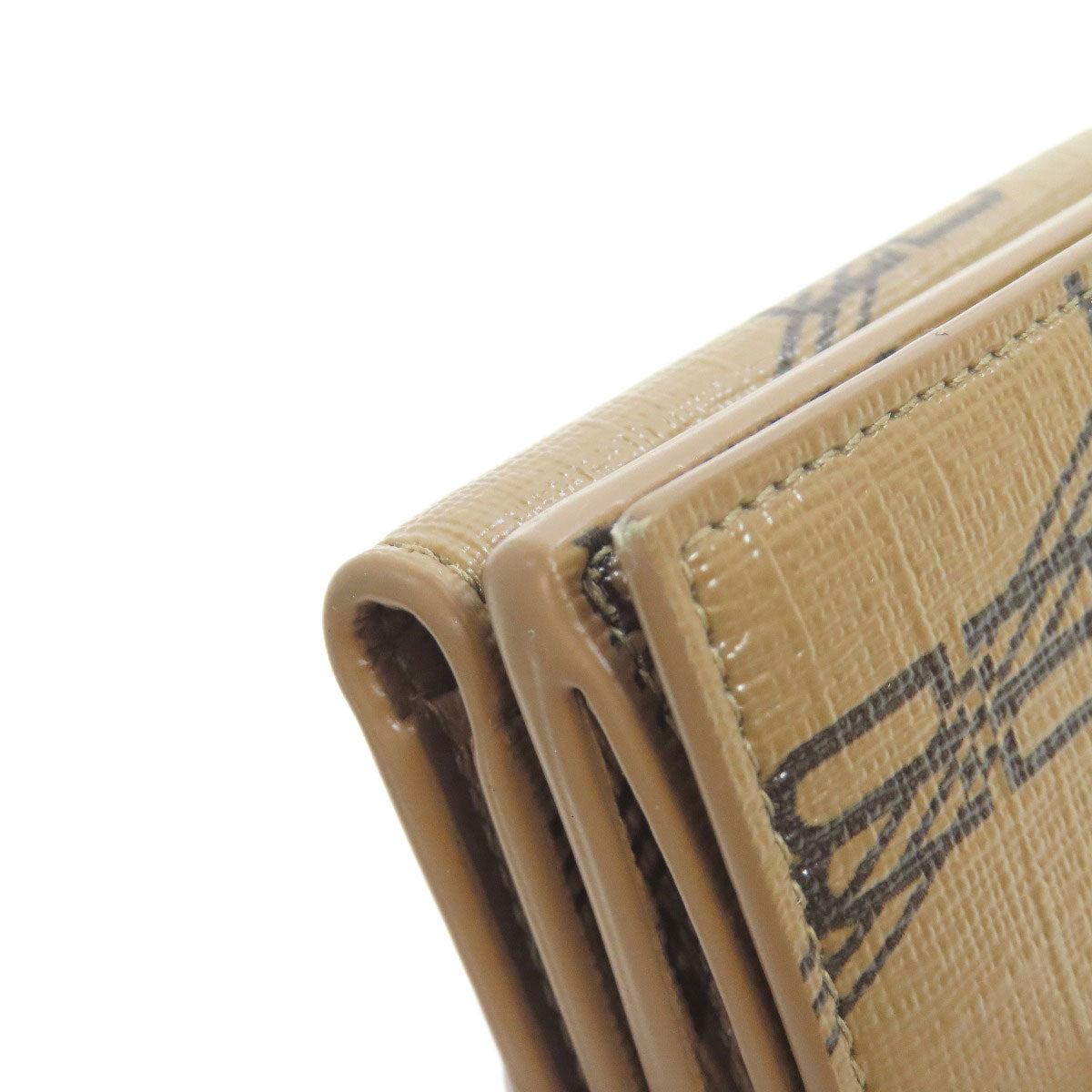 BALENCIAGA 594312 BB Tri-fold Wallet Bifold Wallet with Coin Pocket PVC Ladies [Used]