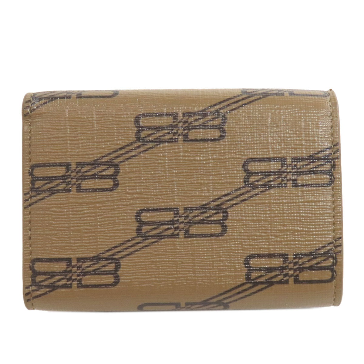 BALENCIAGA 594312 BB Tri-fold Wallet Bifold Wallet with Coin Pocket PVC Ladies [Used]