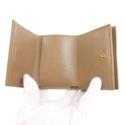 BALENCIAGA 594312 BB Tri-fold Wallet Bifold Wallet with Coin Pocket PVC Ladies [Used]