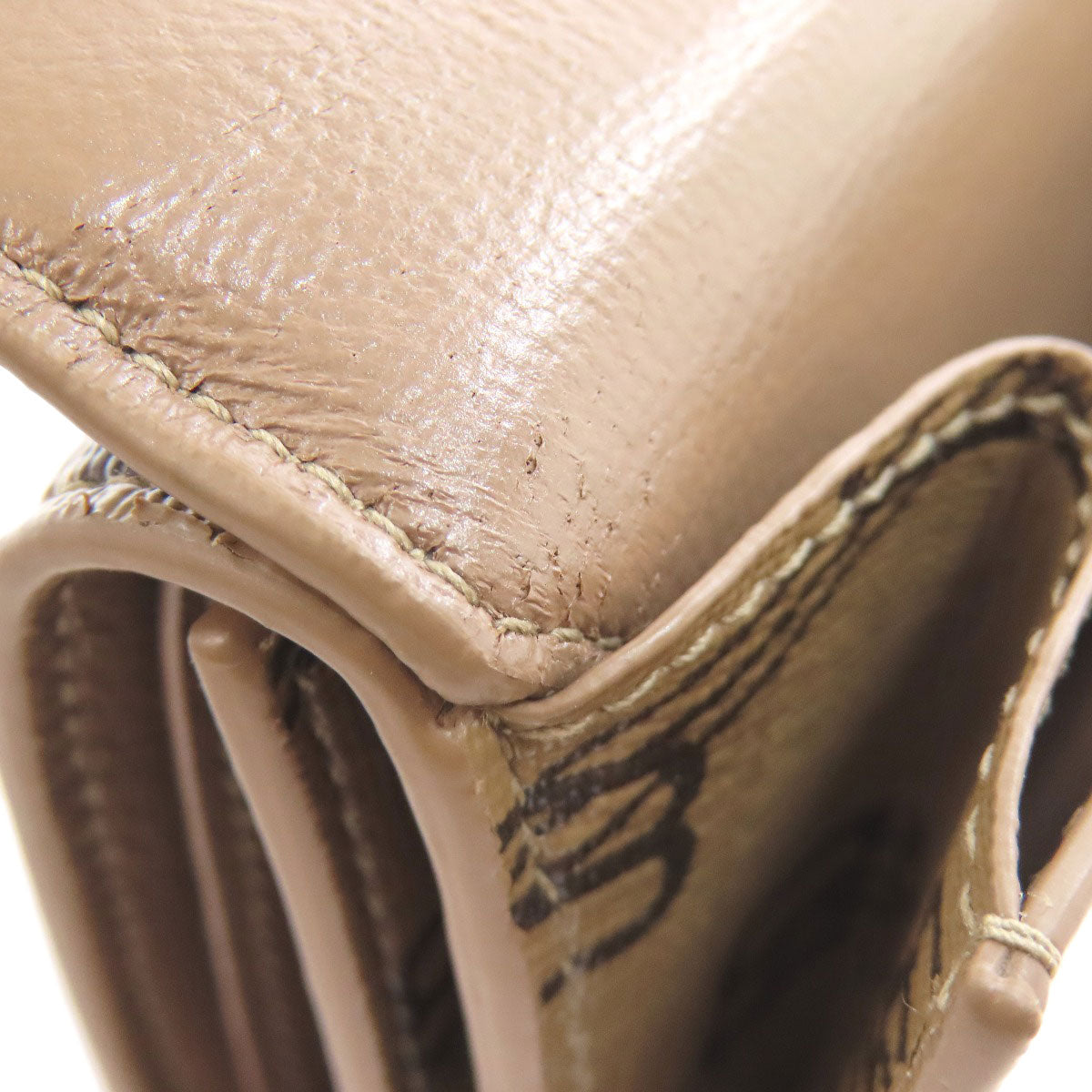 BALENCIAGA 594312 BB Tri-fold Wallet Bifold Wallet with Coin Pocket PVC Ladies [Used]