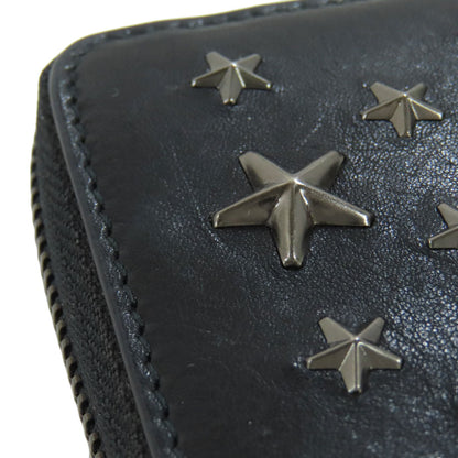 Jimmy Choo   Bifold Wallet with Coin Pocket Studs star motif Leather Ladies