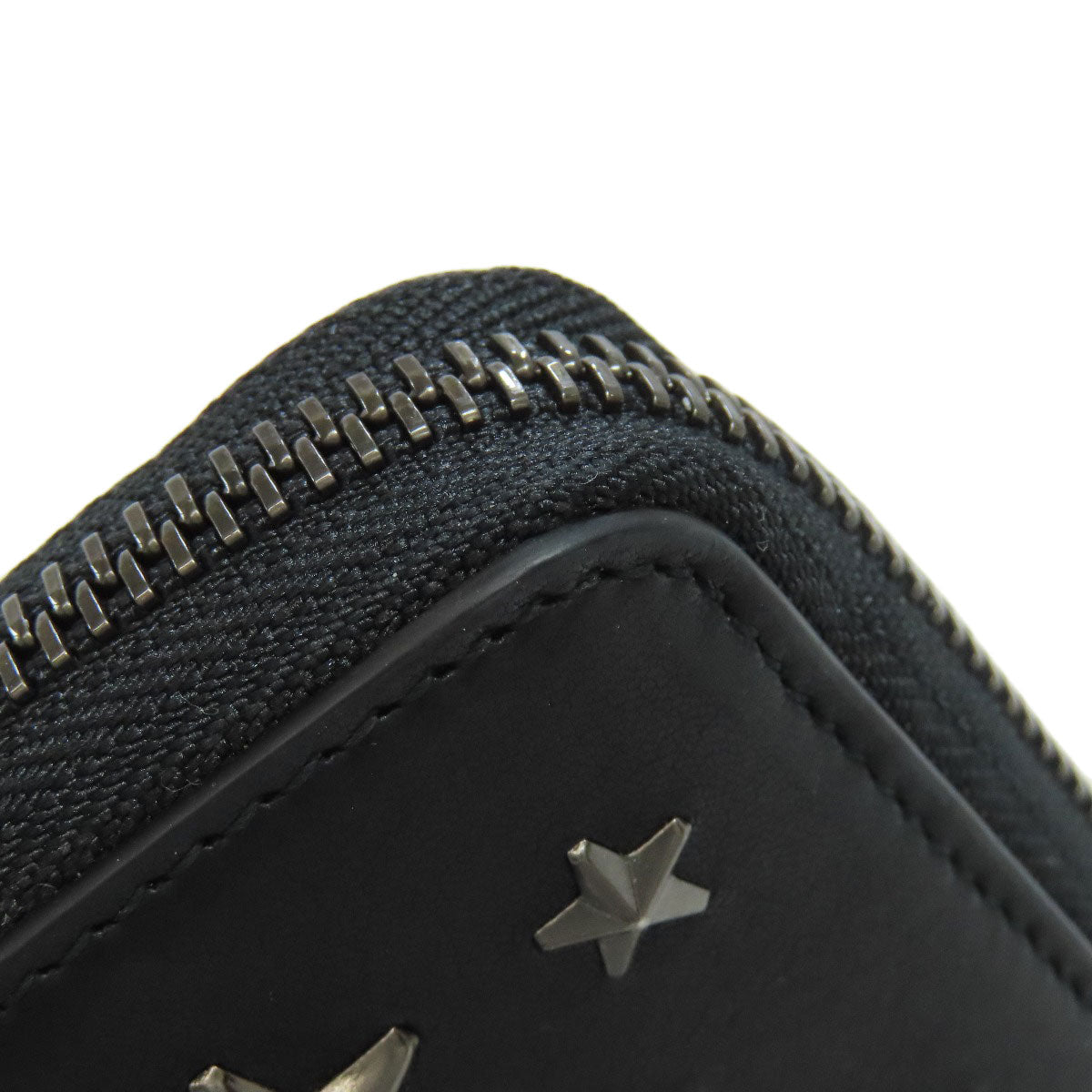 Jimmy Choo   Bifold Wallet with Coin Pocket Studs star motif Leather Ladies