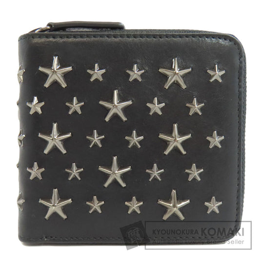 Jimmy Choo   Bifold Wallet with Coin Pocket Studs star motif Leather Ladies