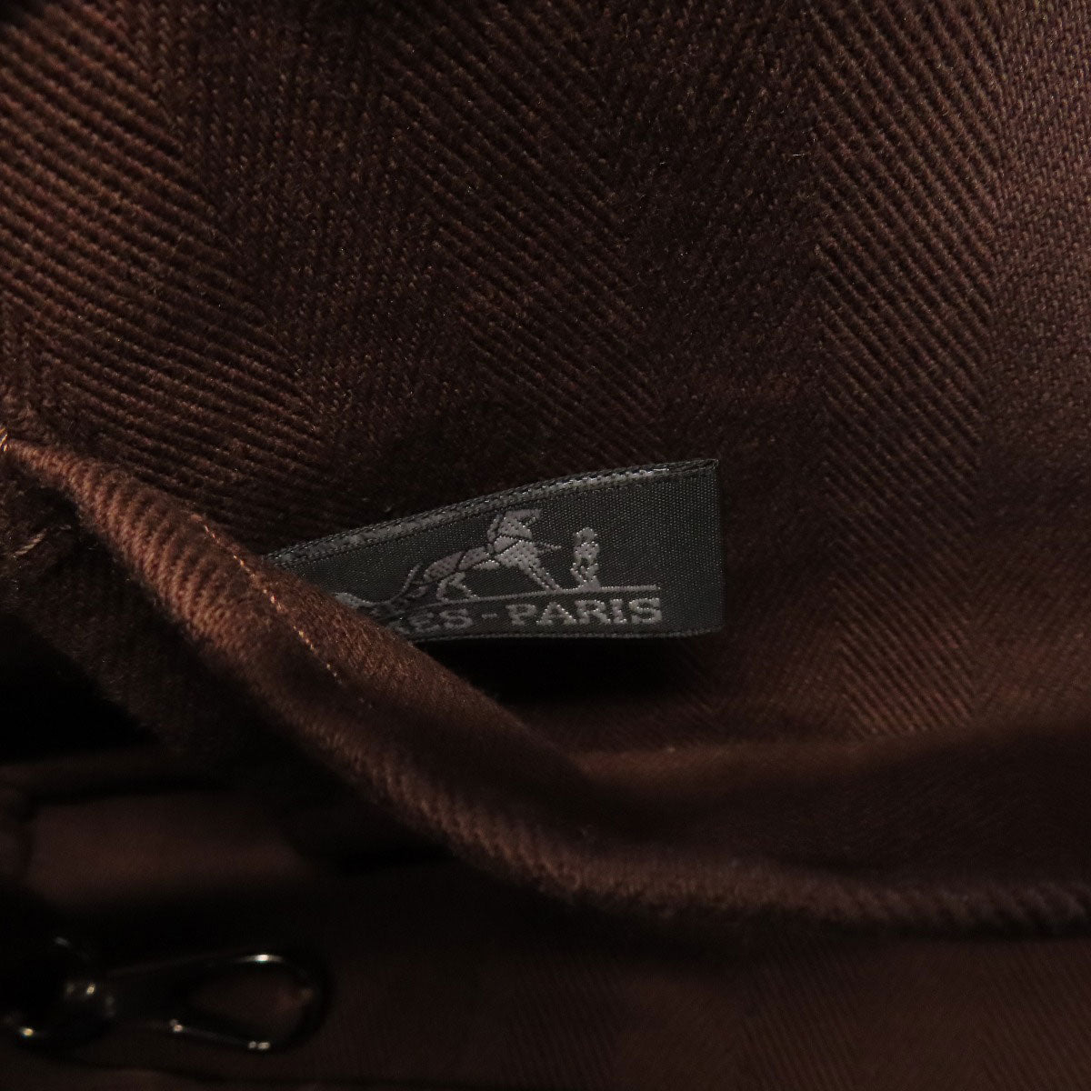 HERMES Valparaiso Long PM Handbag Towal chevron Ladies [Used]