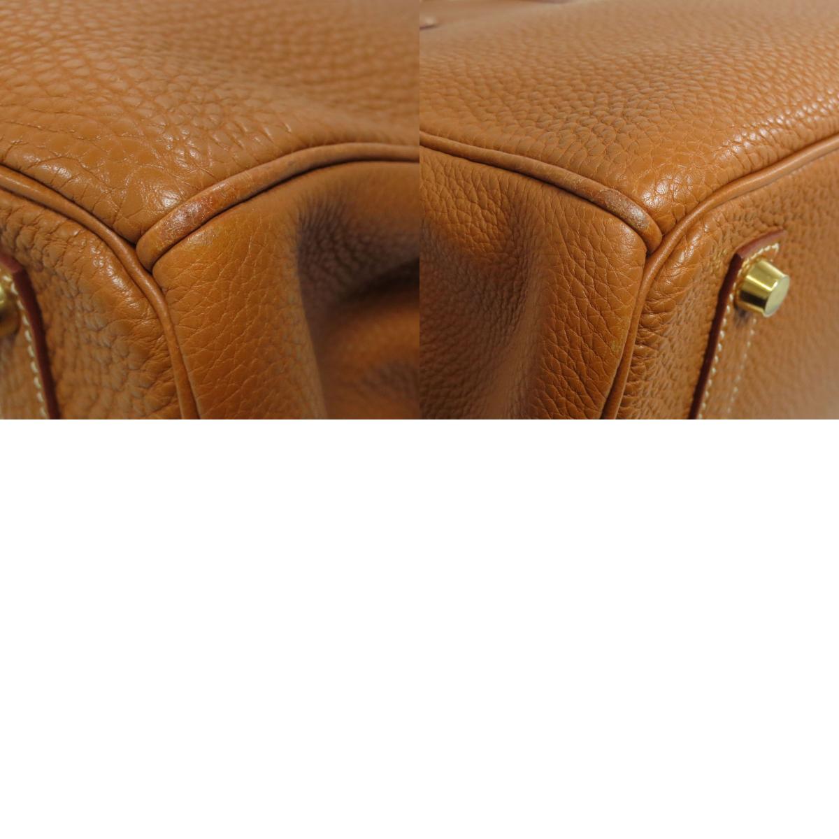 HERMES Birkin 35 Gold Gold Hardware Handbag Togo Ladies [Used]