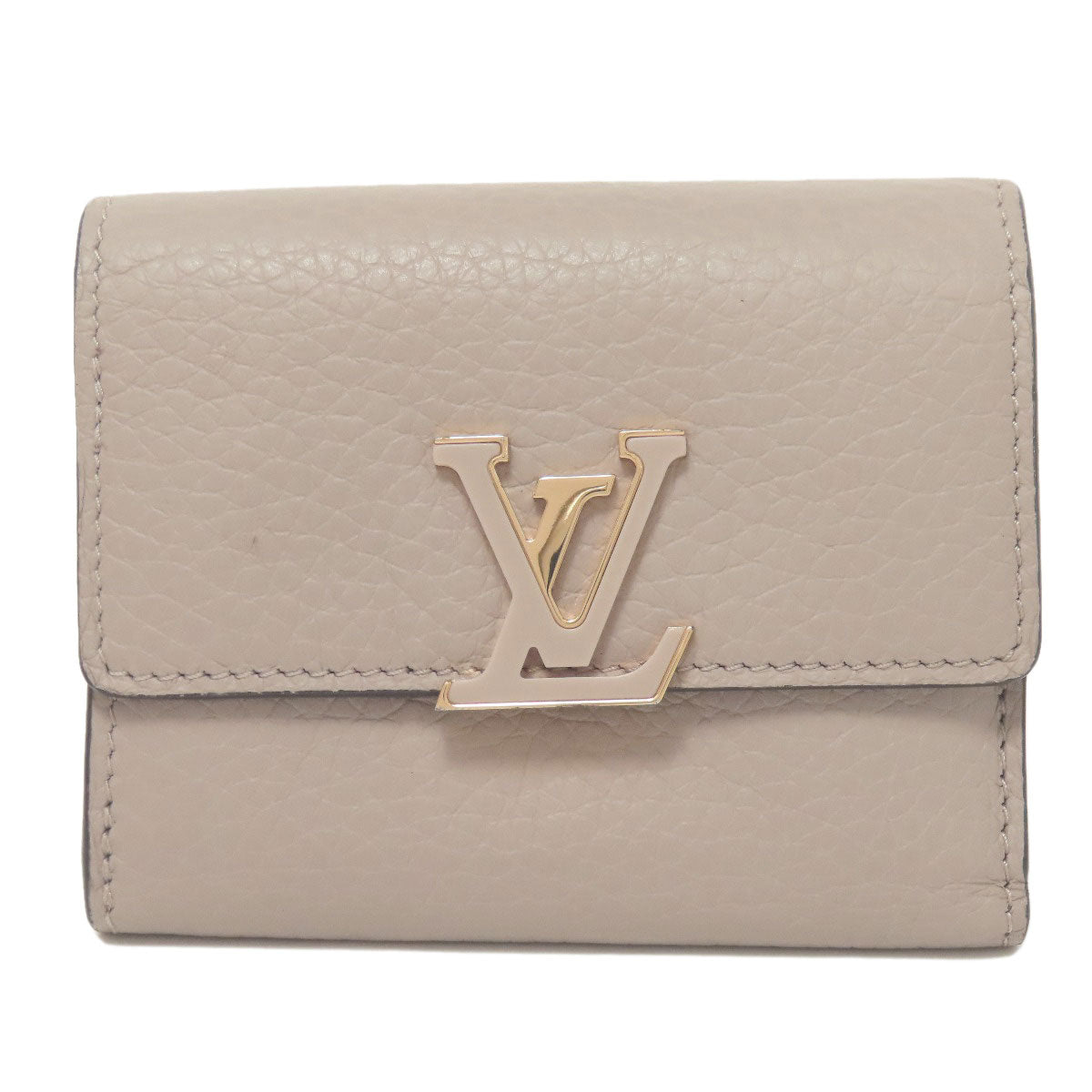 LOUIS VUITTON  M68747 Bifold Wallet with Coin Pocket Portefeiulle Capucines XS Taurillon Clemence Ladies