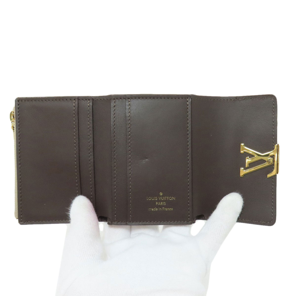 LOUIS VUITTON  M68747 Bifold Wallet with Coin Pocket Portefeiulle Capucines XS Taurillon Clemence Ladies