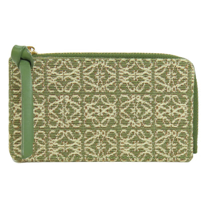 LOEWE anagram coin purse Canvas LeatherLadies [Used]