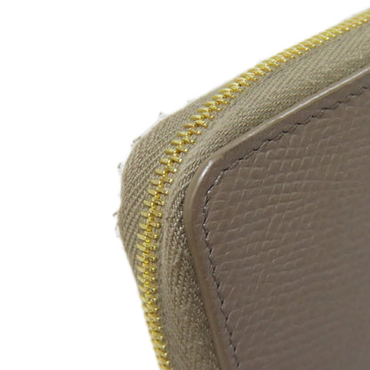 CELINE logo coin purse Leather Ladies [Used]