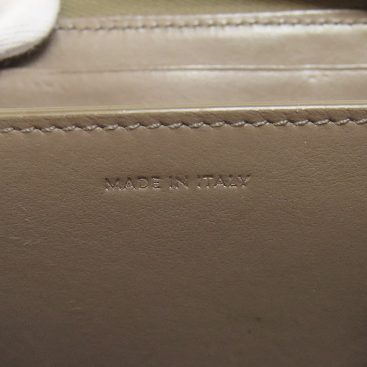 CELINE logo coin purse Leather Ladies [Used]