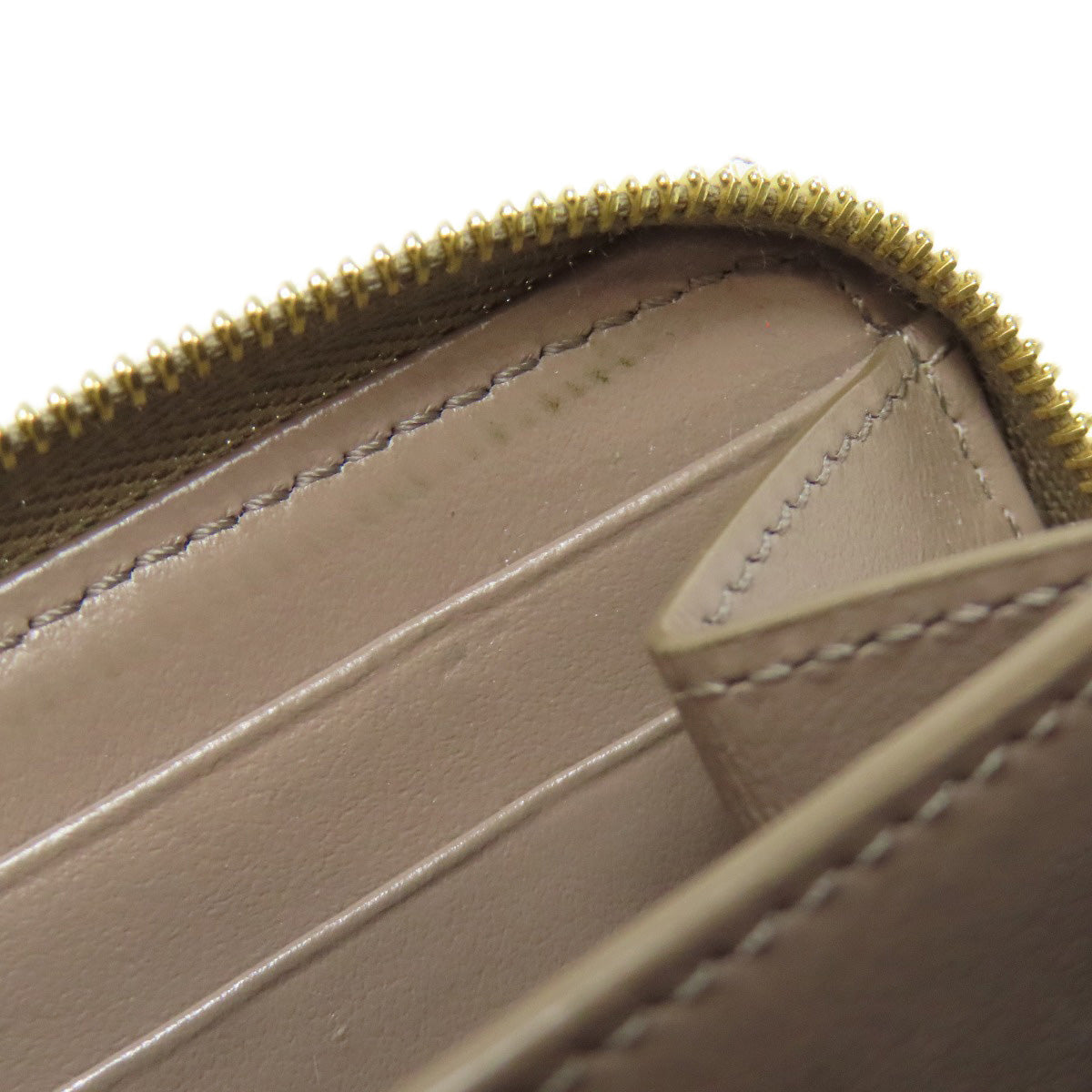 CELINE logo coin purse Leather Ladies [Used]