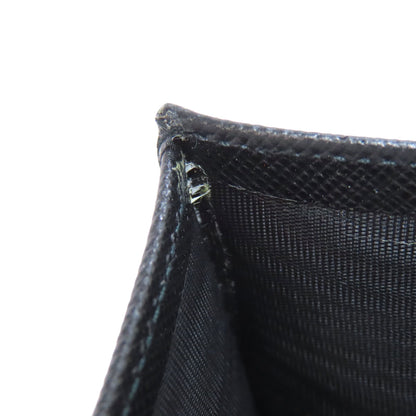 PRADA logo Bifold Wallet with Coin Pocket Safiano Ladies [Used]