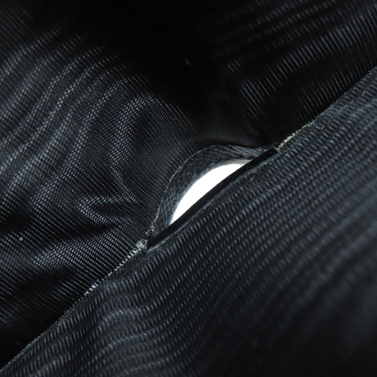 PRADA logo Bifold Wallet with Coin Pocket Safiano Ladies [Used]