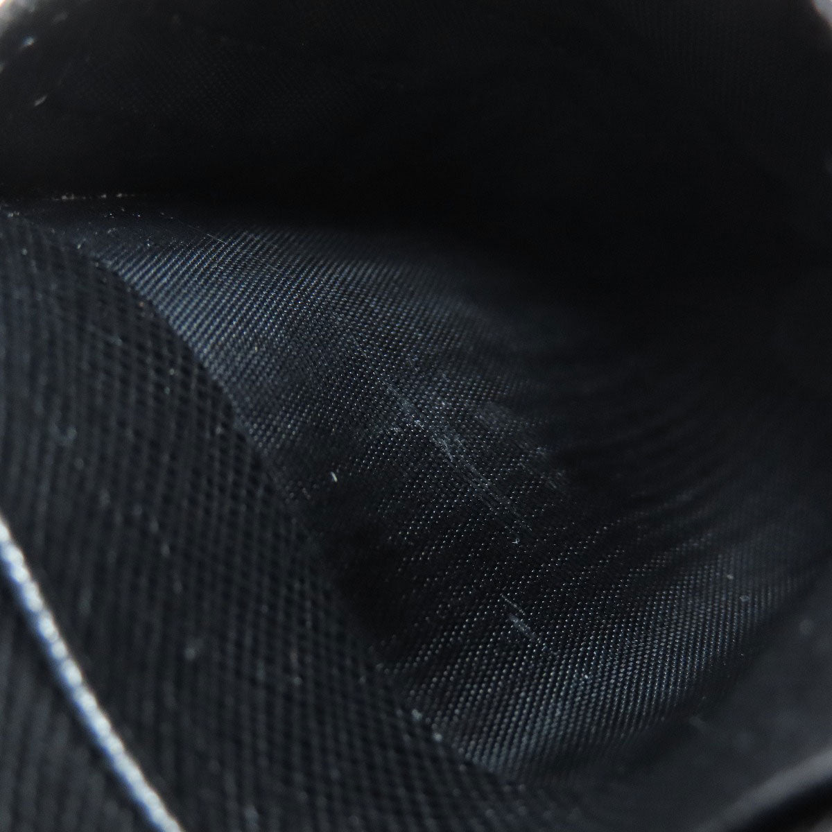 PRADA logo Bifold Wallet with Coin Pocket Safiano Ladies [Used]