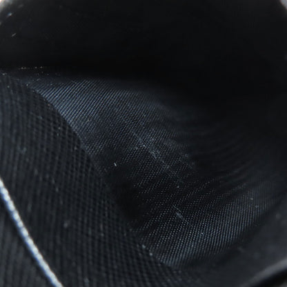 PRADA logo Bifold Wallet with Coin Pocket Safiano Ladies [Used]