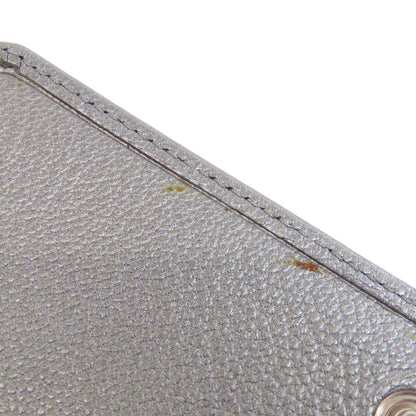 CHANEL COCO Mark SilverHardware Long wallet (with coin pocket) Calf Ladies [Used]