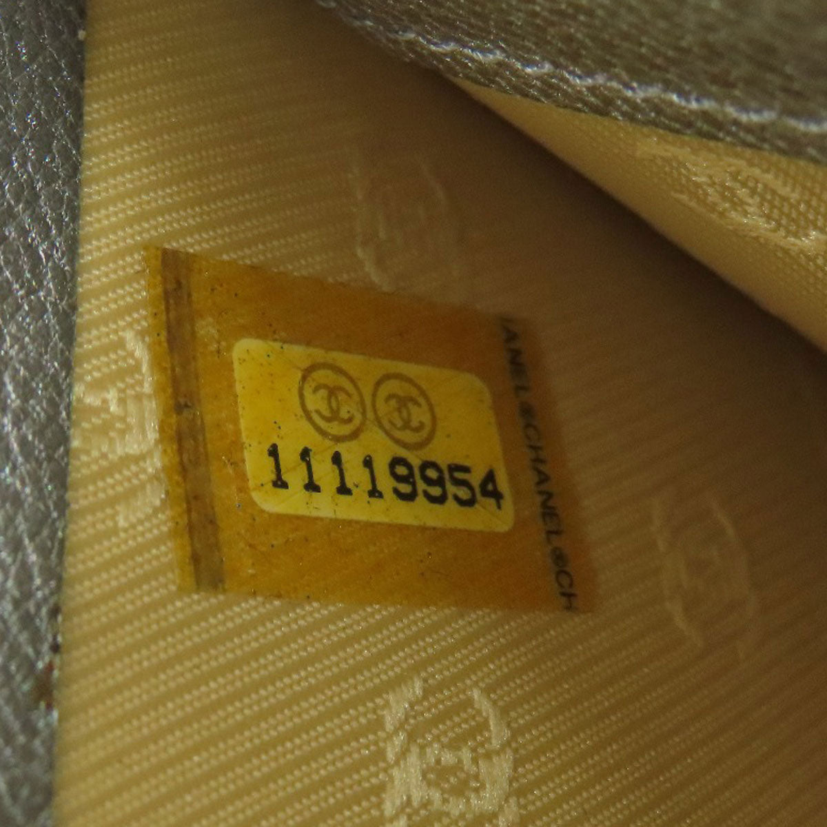 CHANEL COCO Mark SilverHardware Long wallet (with coin pocket) Calf Ladies [Used]