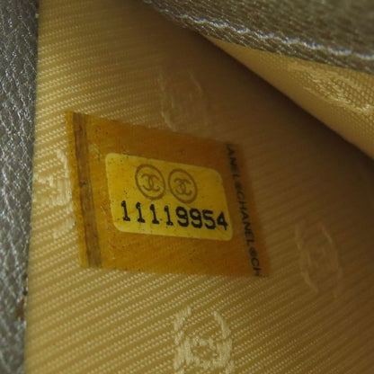 CHANEL COCO Mark SilverHardware Long wallet (with coin pocket) Calf Ladies [Used]