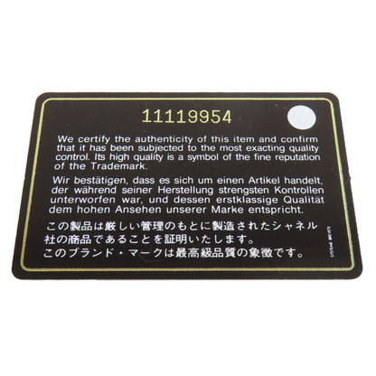 CHANEL COCO Mark SilverHardware Long wallet (with coin pocket) Calf Ladies [Used]