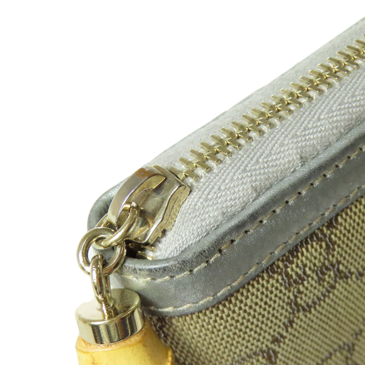GUCCI 224252 GG Long wallet (with coin pocket) Canvas LeatherLadies [Used]