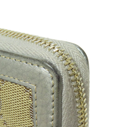 GUCCI 224252 GG Long wallet (with coin pocket) Canvas LeatherLadies [Used]