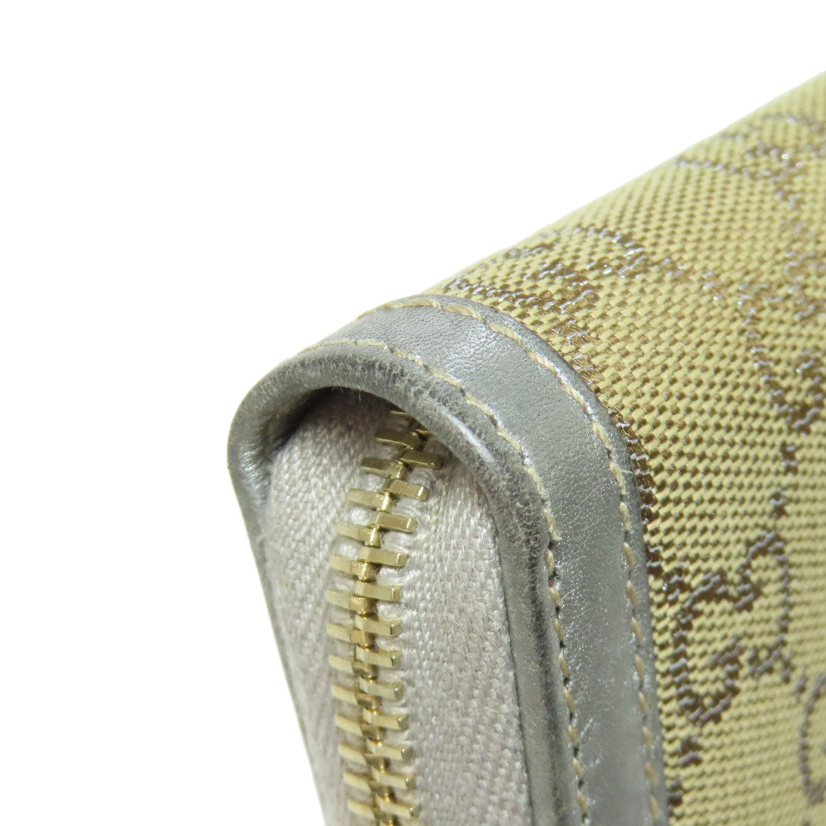 GUCCI 224252 GG Long wallet (with coin pocket) Canvas LeatherLadies [Used]