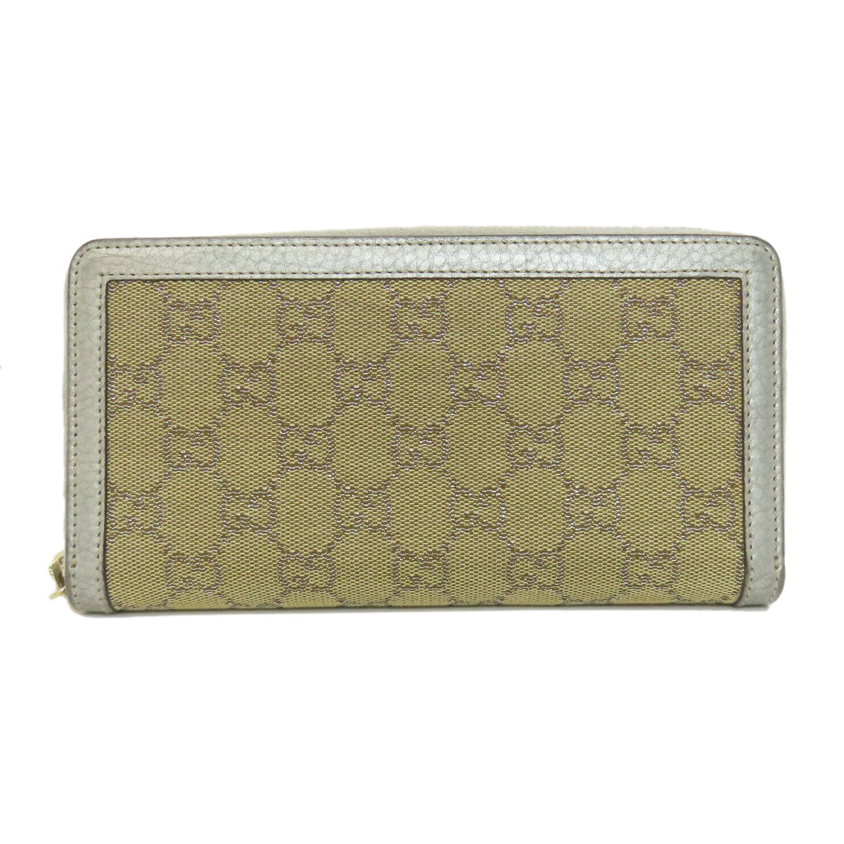 GUCCI 224252 GG Long wallet (with coin pocket) Canvas LeatherLadies [Used]