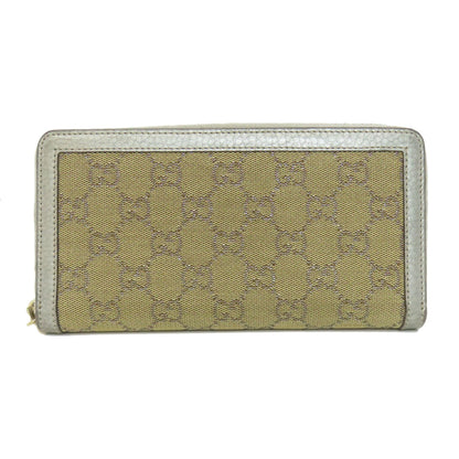 GUCCI 224252 GG Long wallet (with coin pocket) Canvas LeatherLadies [Used]