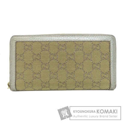 GUCCI 224252 GG Long wallet (with coin pocket) Canvas LeatherLadies [Used]
