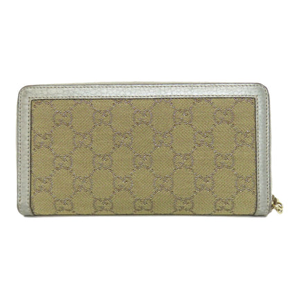 GUCCI 224252 GG Long wallet (with coin pocket) Canvas LeatherLadies [Used]