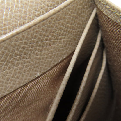 Salvatore Ferragamo Gancini Hardware motif Bifold Wallet with Coin Pocket Leather Ladies [Used]