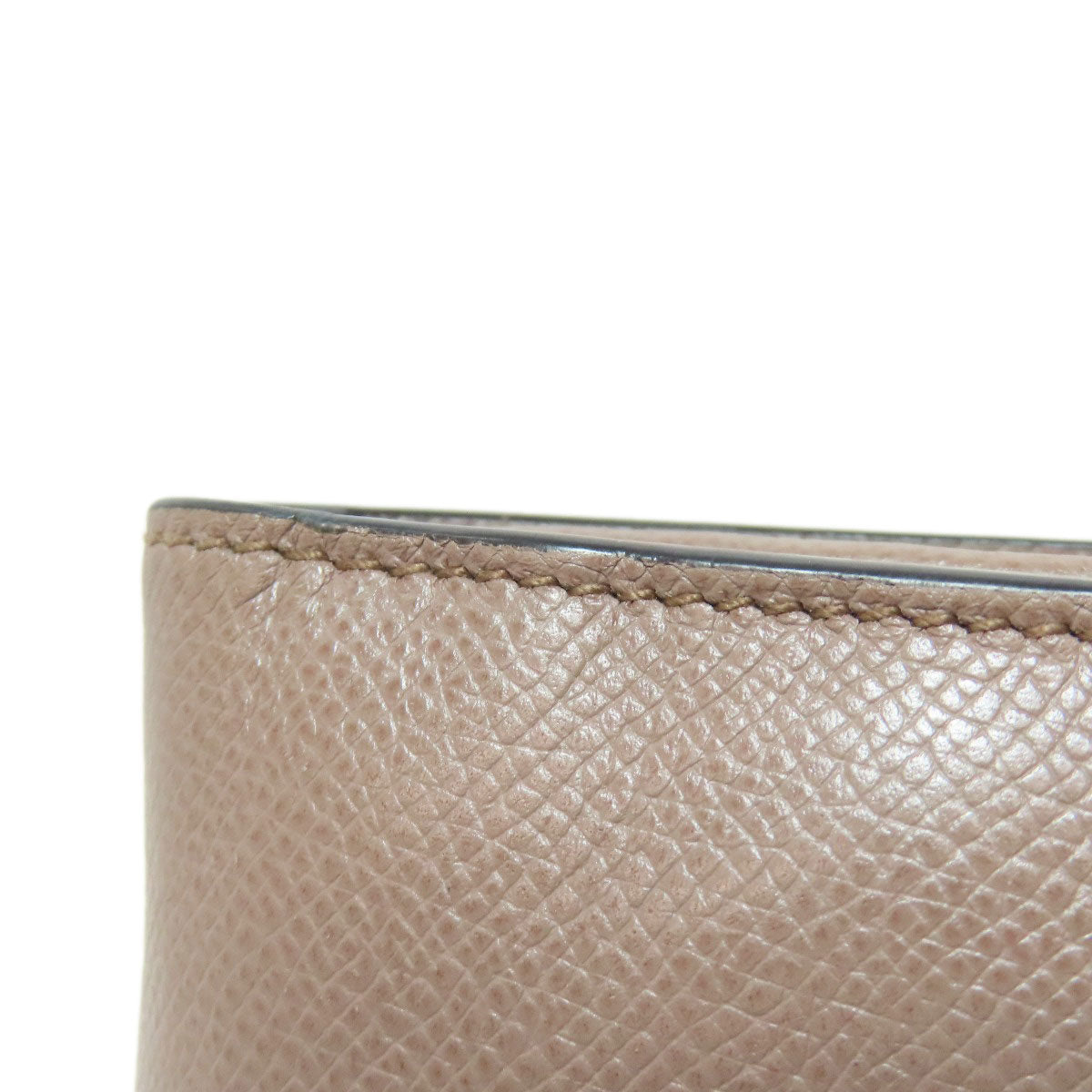 Salvatore Ferragamo Gancini Hardware motif Bifold Wallet with Coin Pocket Leather Ladies [Used]