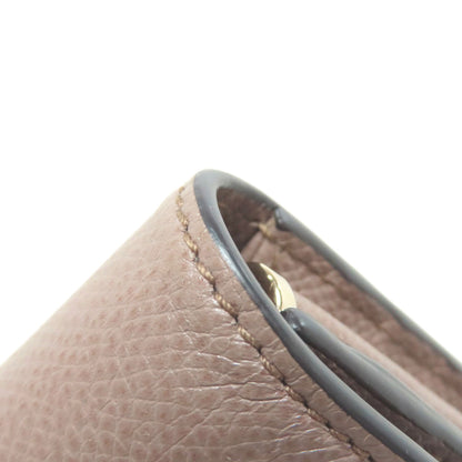 Salvatore Ferragamo Gancini Hardware motif Bifold Wallet with Coin Pocket Leather Ladies [Used]