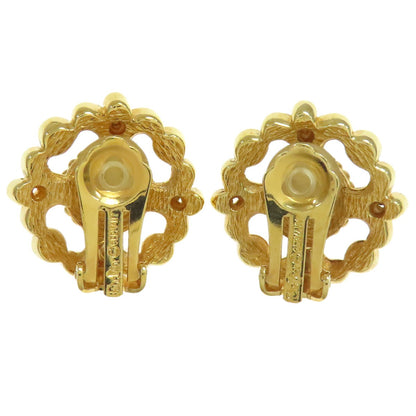 CHRISTIAN DIOR Bijou Fake Pearl Earring Metal Ladies [Used]