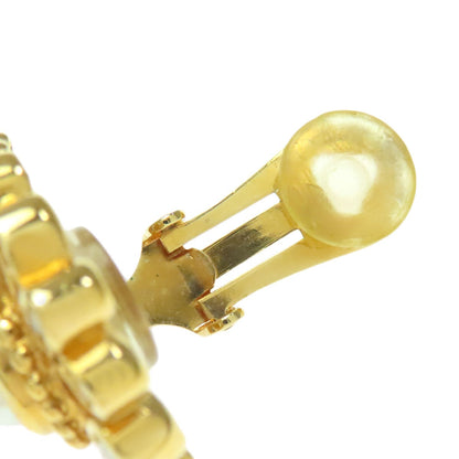 CHRISTIAN DIOR Bijou Fake Pearl Earring Metal Ladies [Used]