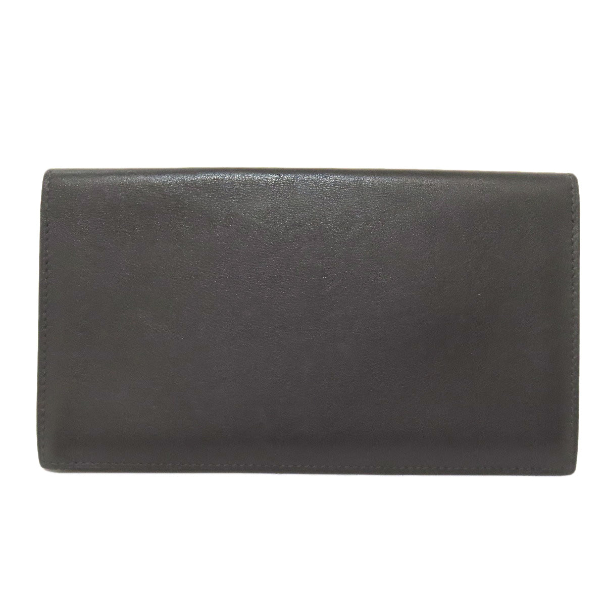 HERMES Citizen Twill Long Silk Inn Long wallet (no coin pocket) Calf Ladies [Used]