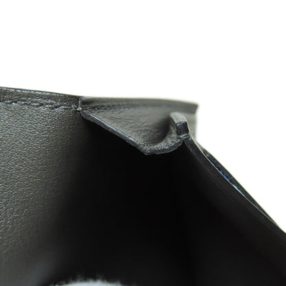 HERMES Citizen Twill Long Silk Inn Long wallet (no coin pocket) Calf Ladies [Used]