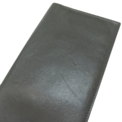 HERMES Citizen Twill Long Silk Inn Long wallet (no coin pocket) Calf Ladies [Used]