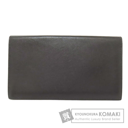 HERMES Citizen Twill Long Silk Inn Long wallet (no coin pocket) Calf Ladies [Used]