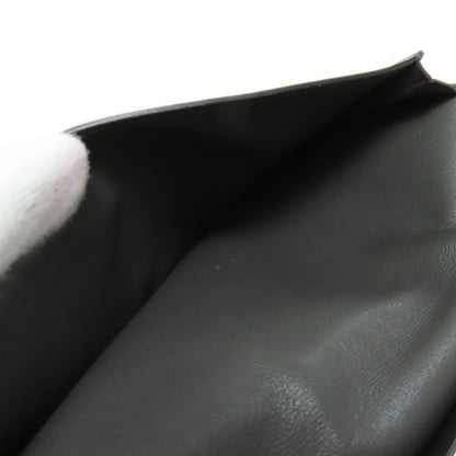 HERMES Citizen Twill Long Silk Inn Long wallet (no coin pocket) Calf Ladies [Used]