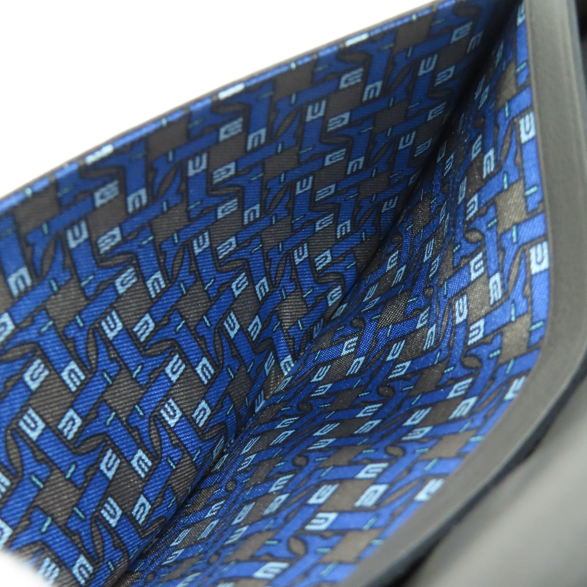 HERMES Citizen Twill Long Silk Inn Long wallet (no coin pocket) Calf Ladies [Used]