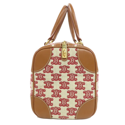 CELINE Triomphe 2WAY Boston bag Canvas Ladies [Used]