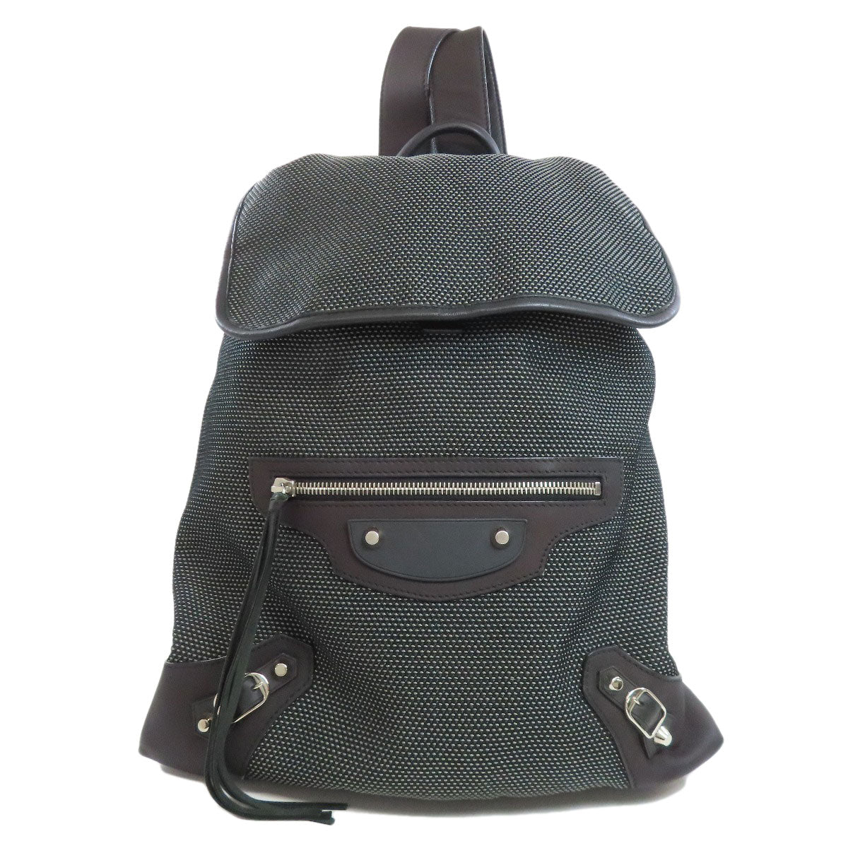 BALENCIAGA 382830 Traveler Backpack Â· Daypack Canvas Ladies [Used]