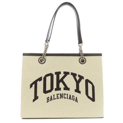 バレンシアガ 759973 デュティー フリー トートバッグ キャンバス レディース 【中古】【BALENCIAGA】