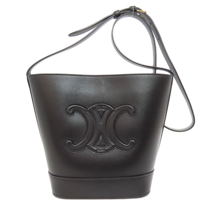 CELINE Small Bucket Cuir Shoulder Bag Calf Ladies [Used]