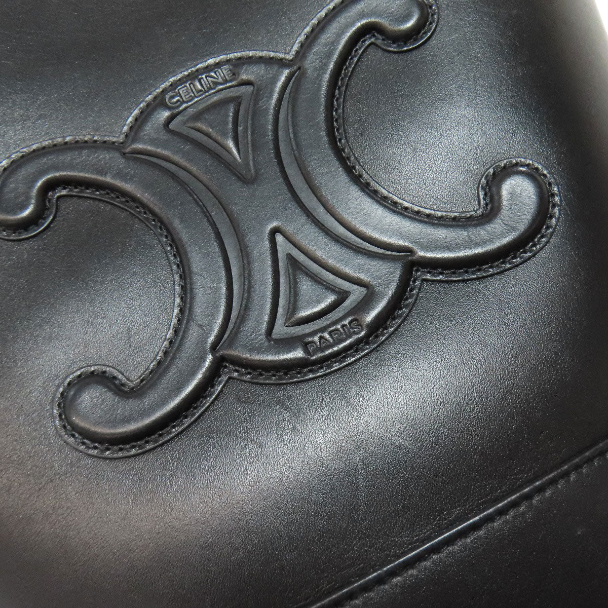 CELINE Small Bucket Cuir Shoulder Bag Calf Ladies [Used]