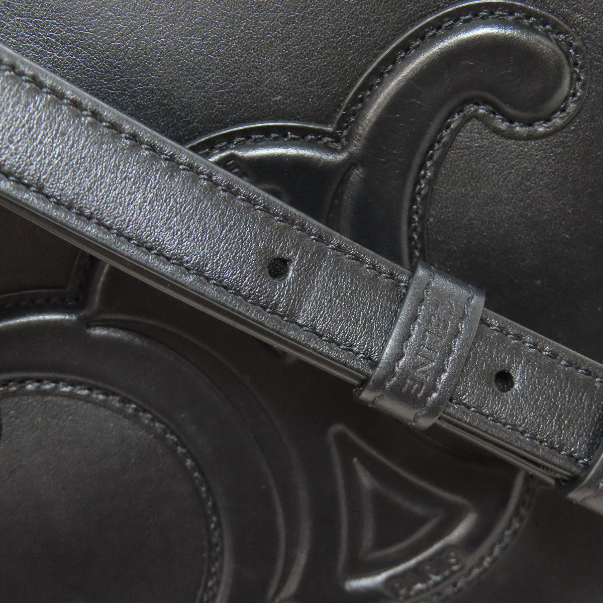 CELINE Small Bucket Cuir Shoulder Bag Calf Ladies [Used]