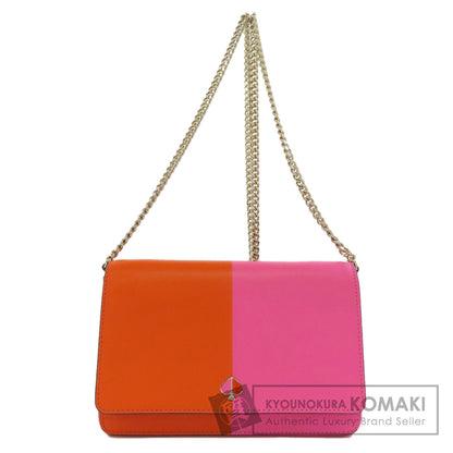 kate spade Chain Wallet Bicolor Long wallet (with coin pocket) Leather Ladies [Used]