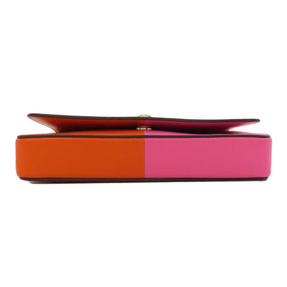 kate spade Chain Wallet Bicolor Long wallet (with coin pocket) Leather Ladies [Used]